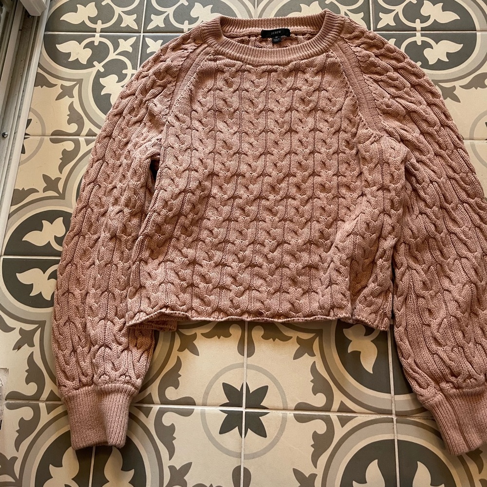 J Crew Crop Sweater